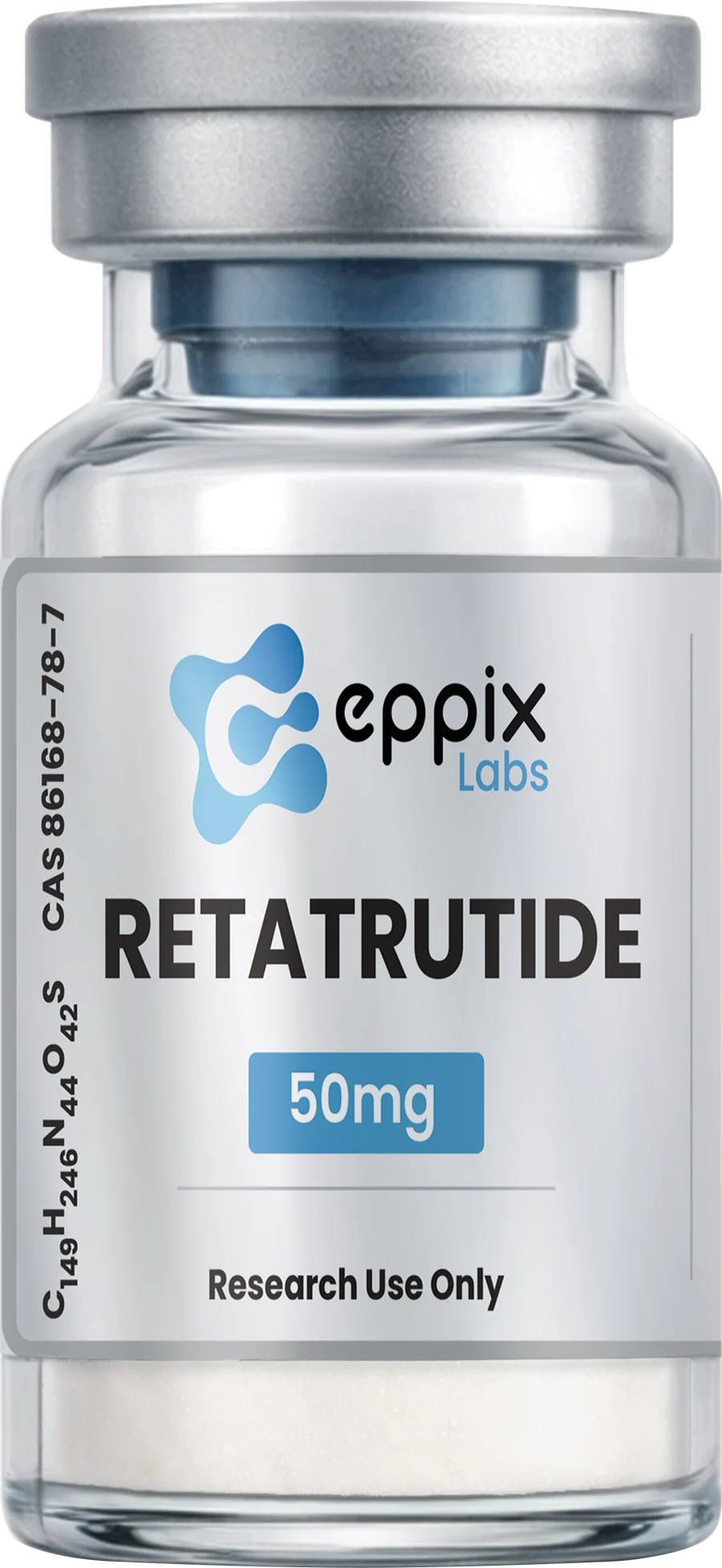 Retatrutide research peptide vial — Eppix Labs
